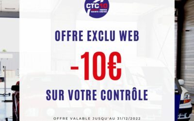 🚗 Bénéficiez d’une réduction de 10€ lors de votre prochain contrôle technique !