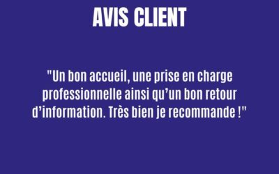 ⭐⭐ Avis Client⭐⭐