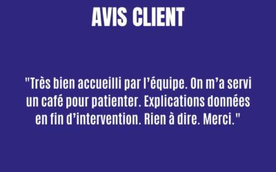 ⭐ ⭐ ⭐ Avis Client ⭐ ⭐ ⭐