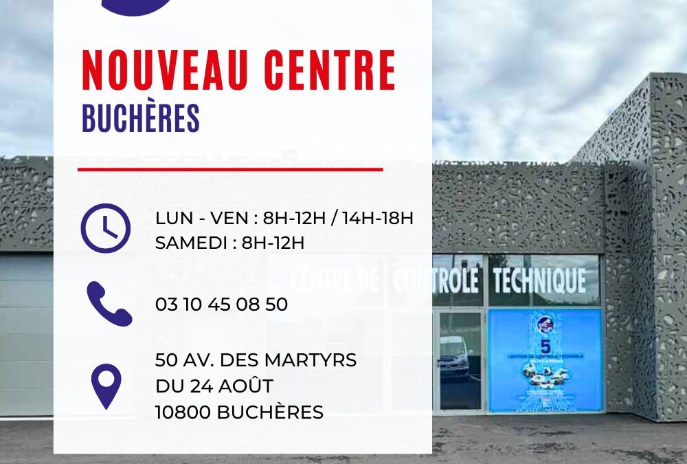 📣 NOUVEAU CENTRE À BUCHÈRES 📣